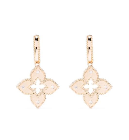 Roberto Coin earrings in rose gold