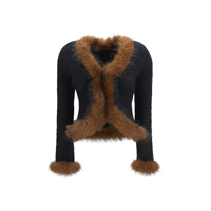 Blue Cotton Cardigan Clothing