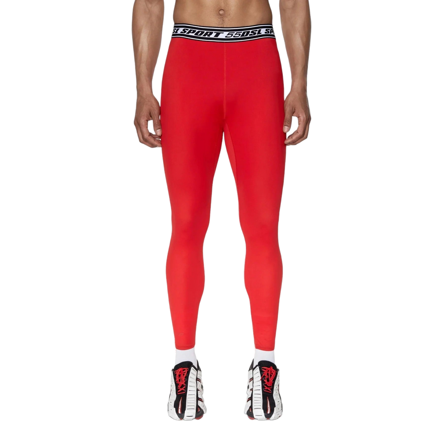 Diesel leggings in red
