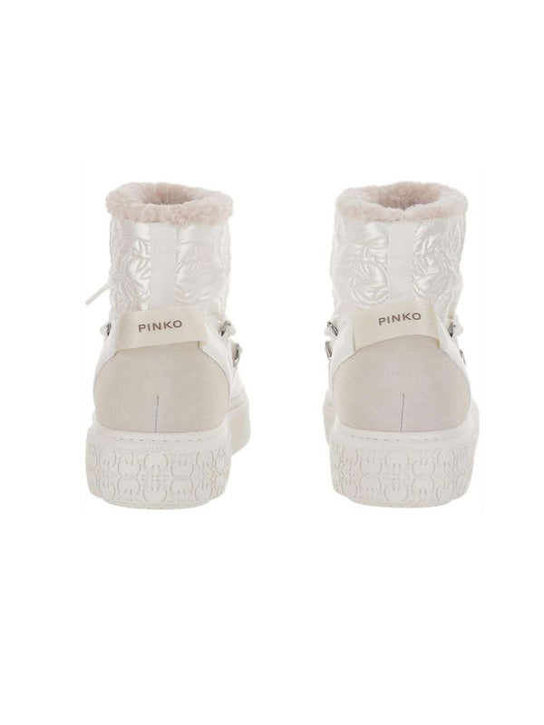 Pinko Polyester (upper/lining) boot in white