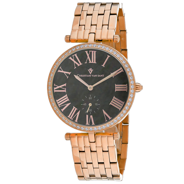 Christian Van Sant Stainless steel case watch in rose gold