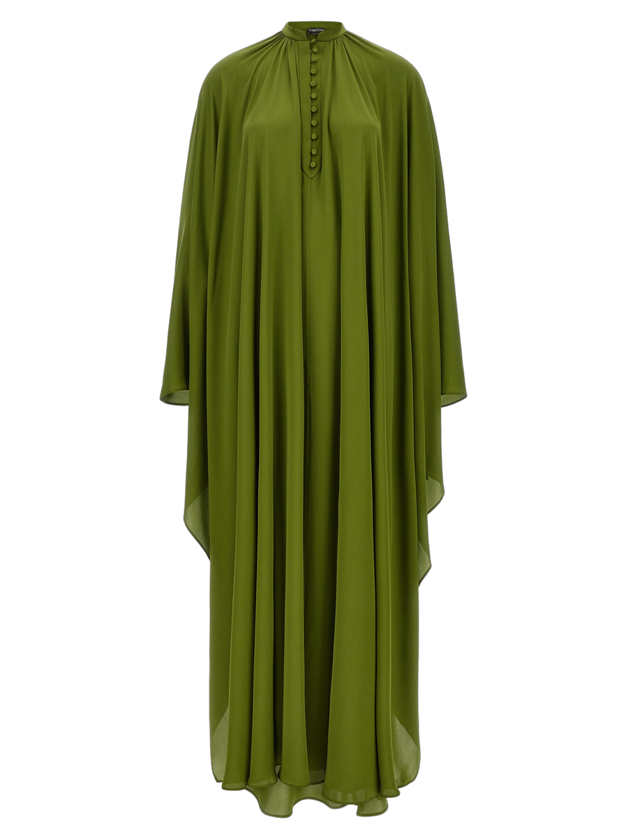 Tom Ford 100% silk tunic in green