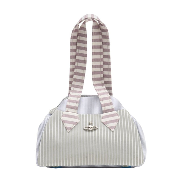 Vivienne Westwood cotton shoulder bag in white