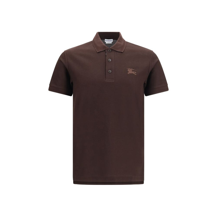Burberry 100% Cotton polo shirt in brown