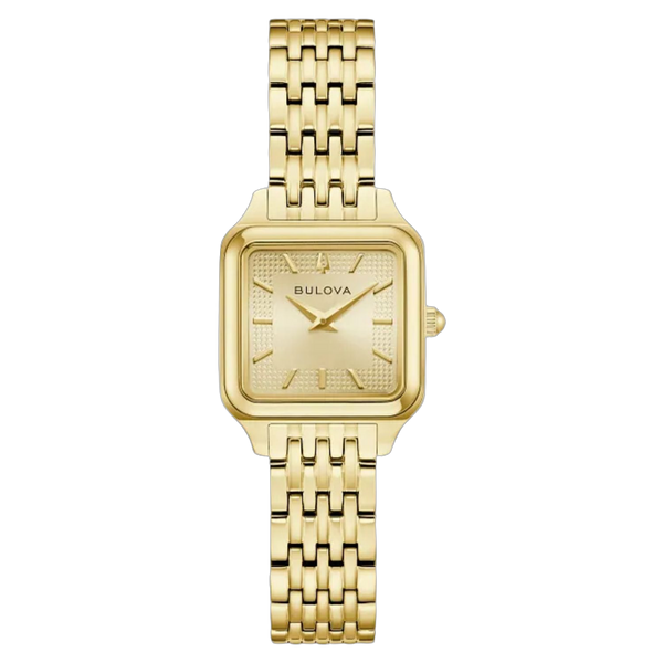 Bulova Stainless steel watch in gold