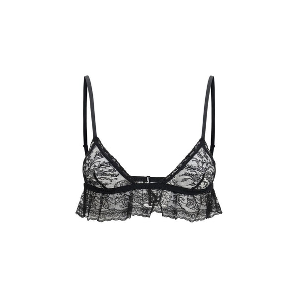Dolce & Gabbana 66% Cotton bra in black