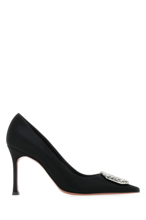 Black Velvet/sole:calf Scarpe Con Tacco