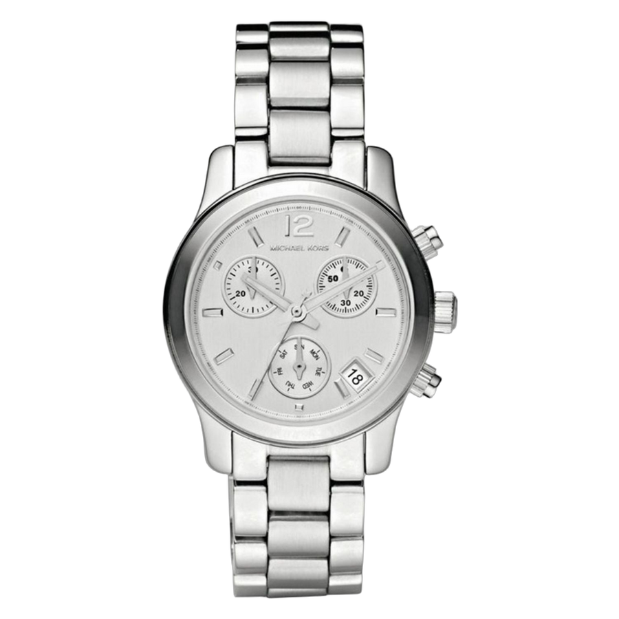 Michael Kors Stainless steel case and bracelet watch in silver