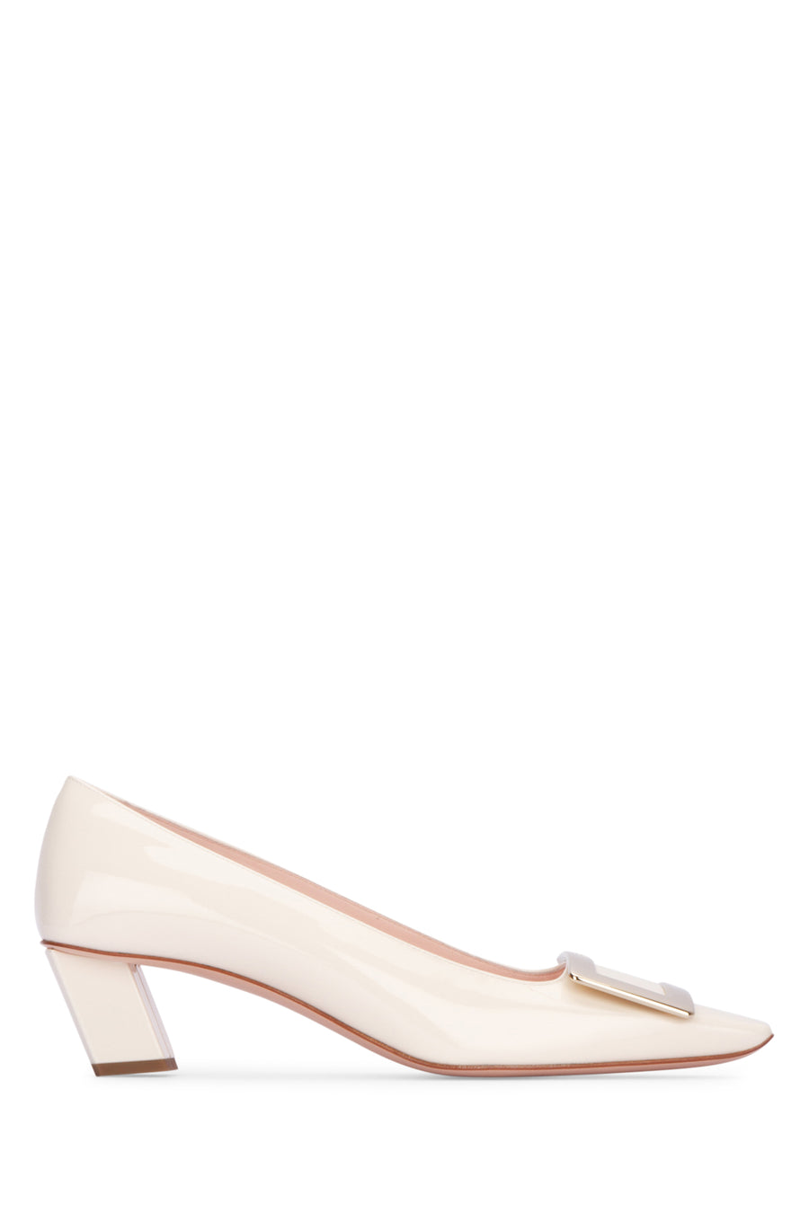 Roger Vivier Belle 100% Leather heel in beige