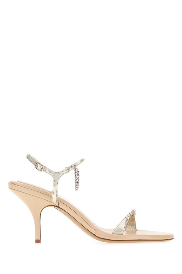 Chloé Exterior: 100% Lamb sandal in beige