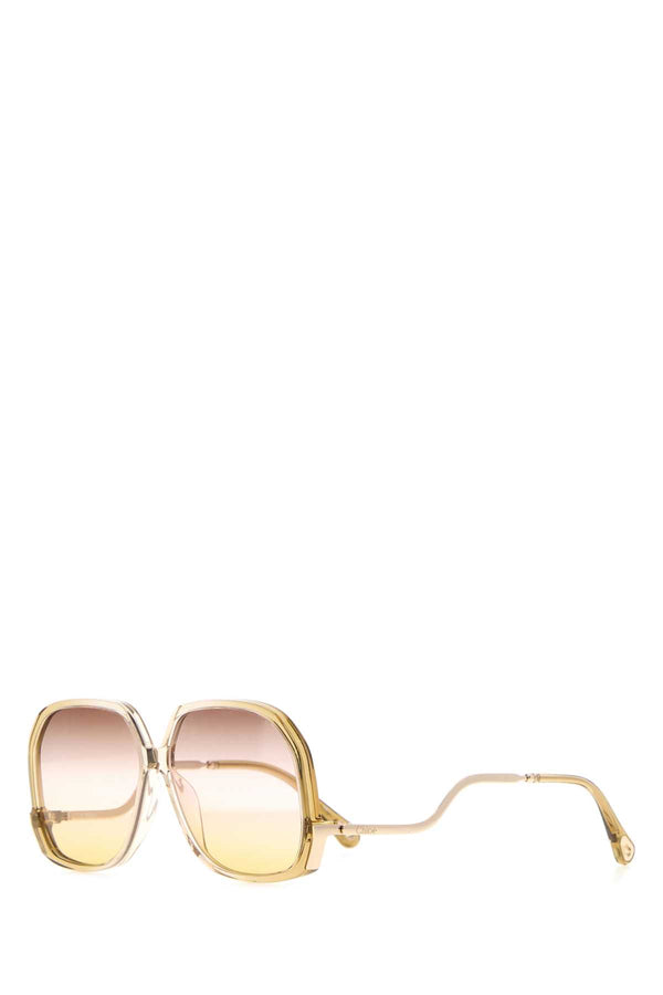 Yellow Acetate Sunglasses 60 Exterior: Occhiali Da Sole