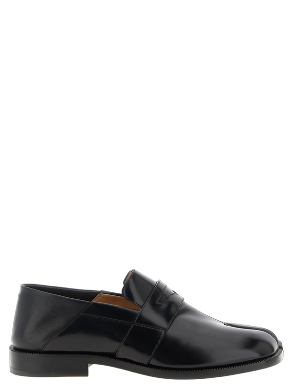 Maison Margiela 100% calfskin leather loafer in black