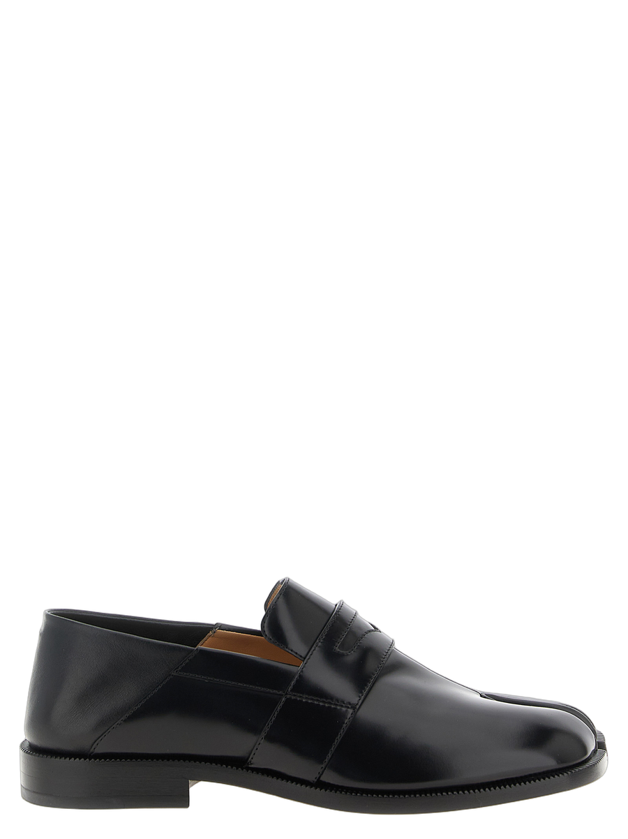 Maison Margiela 100% calfskin leather loafer in black