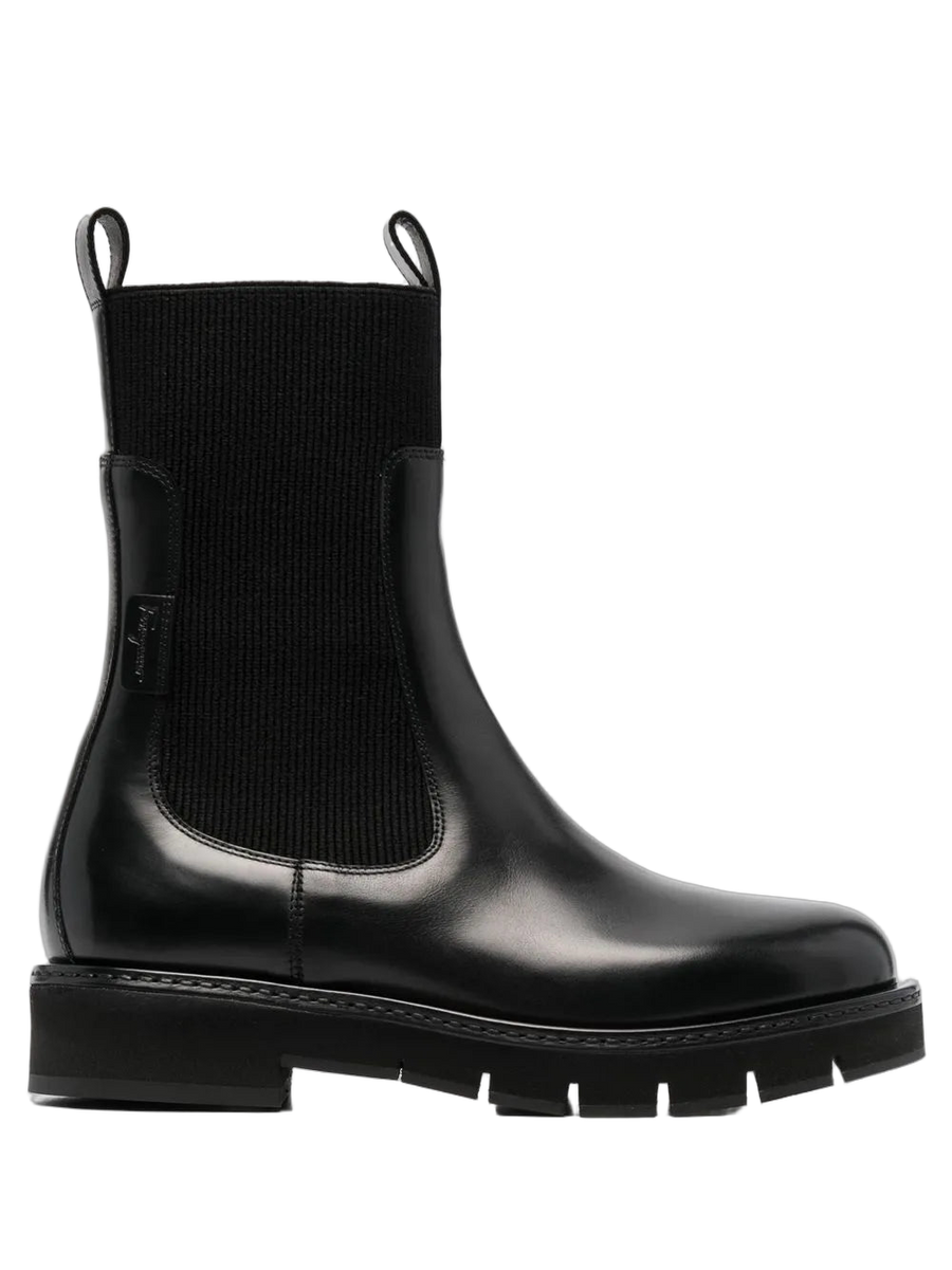 Ferragamo Calf leather boot in black