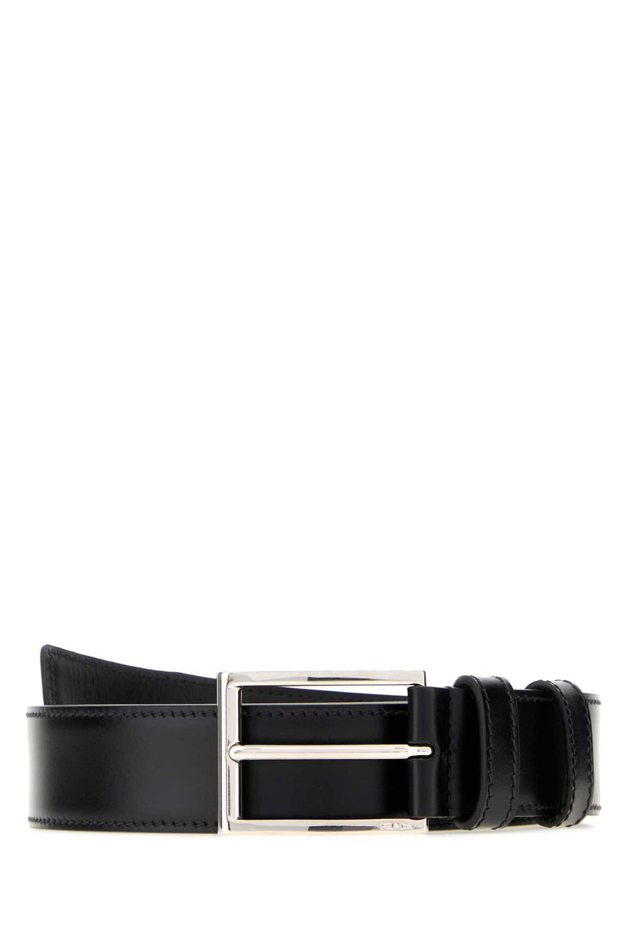 Prada 100% Vitello belt in black