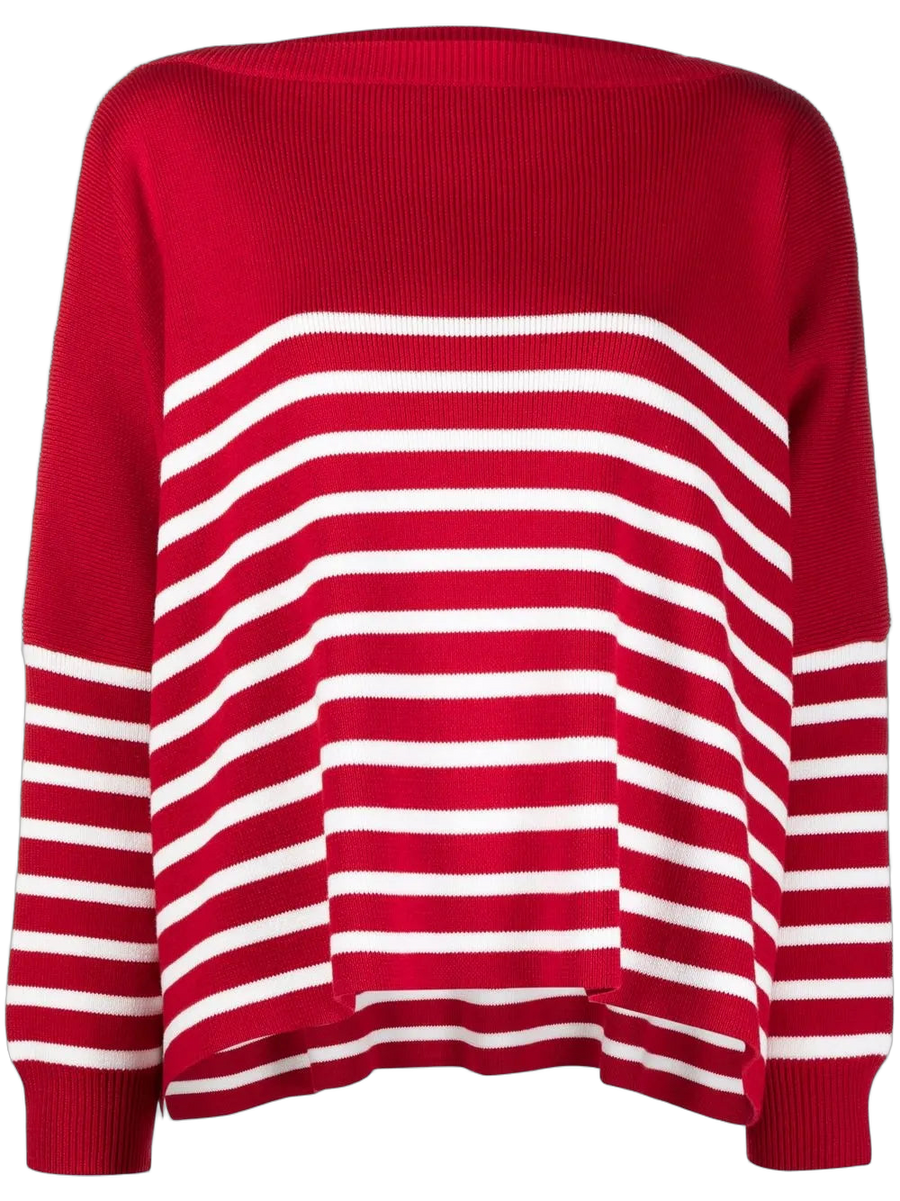 Valentino Cotton sweater in red