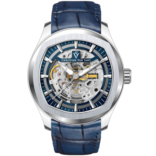 Christian Van Sant Stainless Steel case watch in blue
