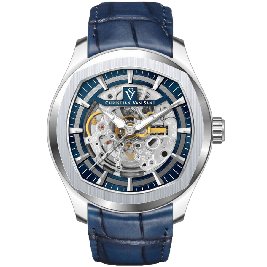 Christian Van Sant Stainless Steel case watch in blue