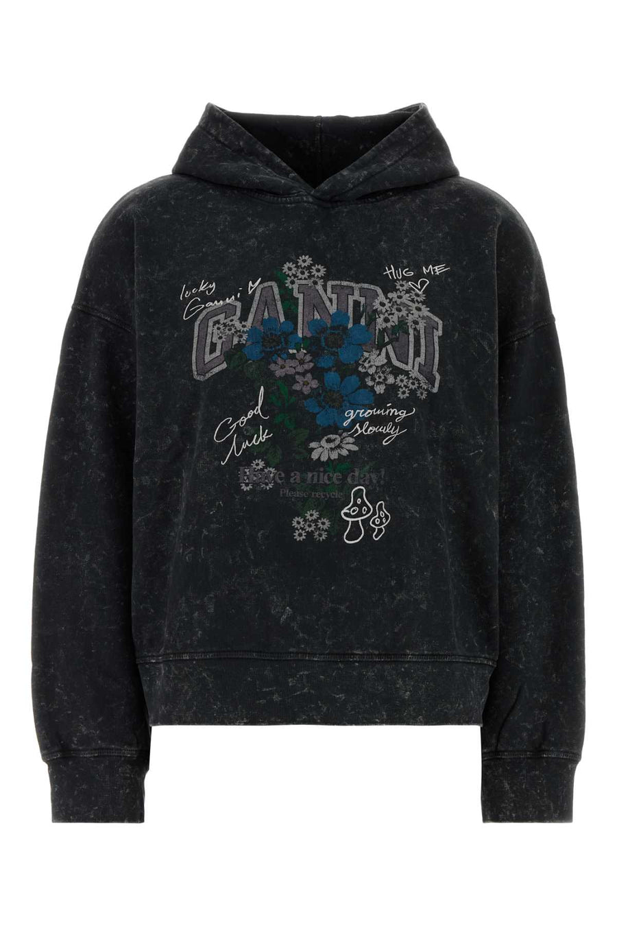 Graphite Cotton Sweatshirt Phantom Exterior: Organic Felpe