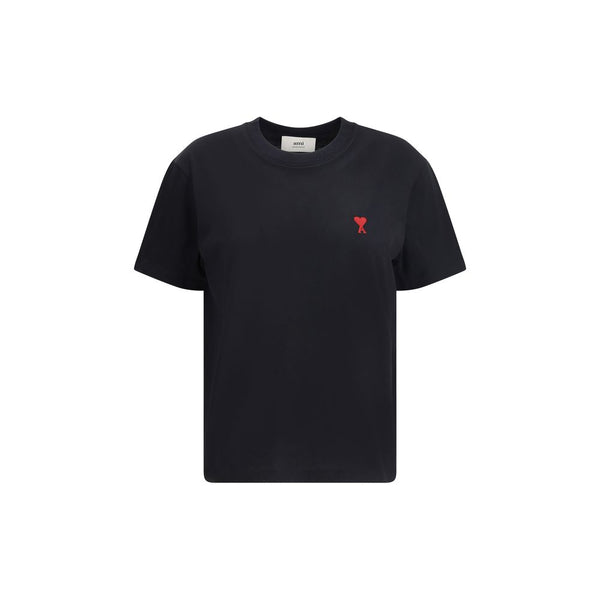 AMI Paris 100% Cotton t-shirt in black