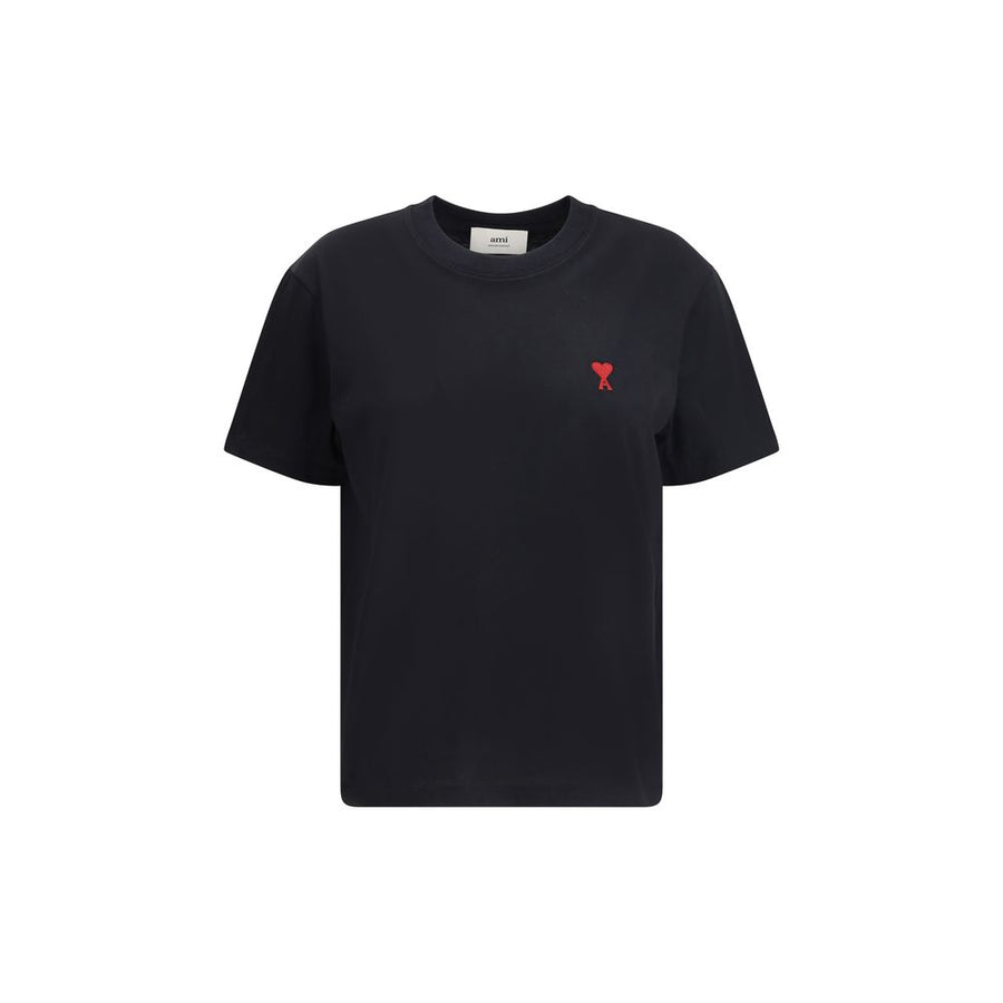 AMI Paris 100% Cotton t-shirt in black