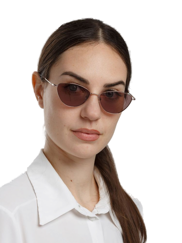 Hickmann HI3232 Metal frame sunglasses in rose gold