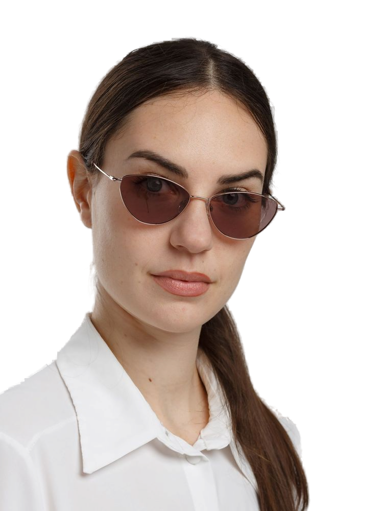 Hickmann HI3232 Metal frame sunglasses in rose gold