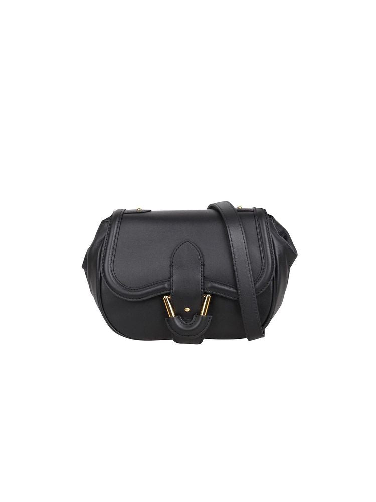 Coccinelle 100% Cow Leather crossbody bag in black
