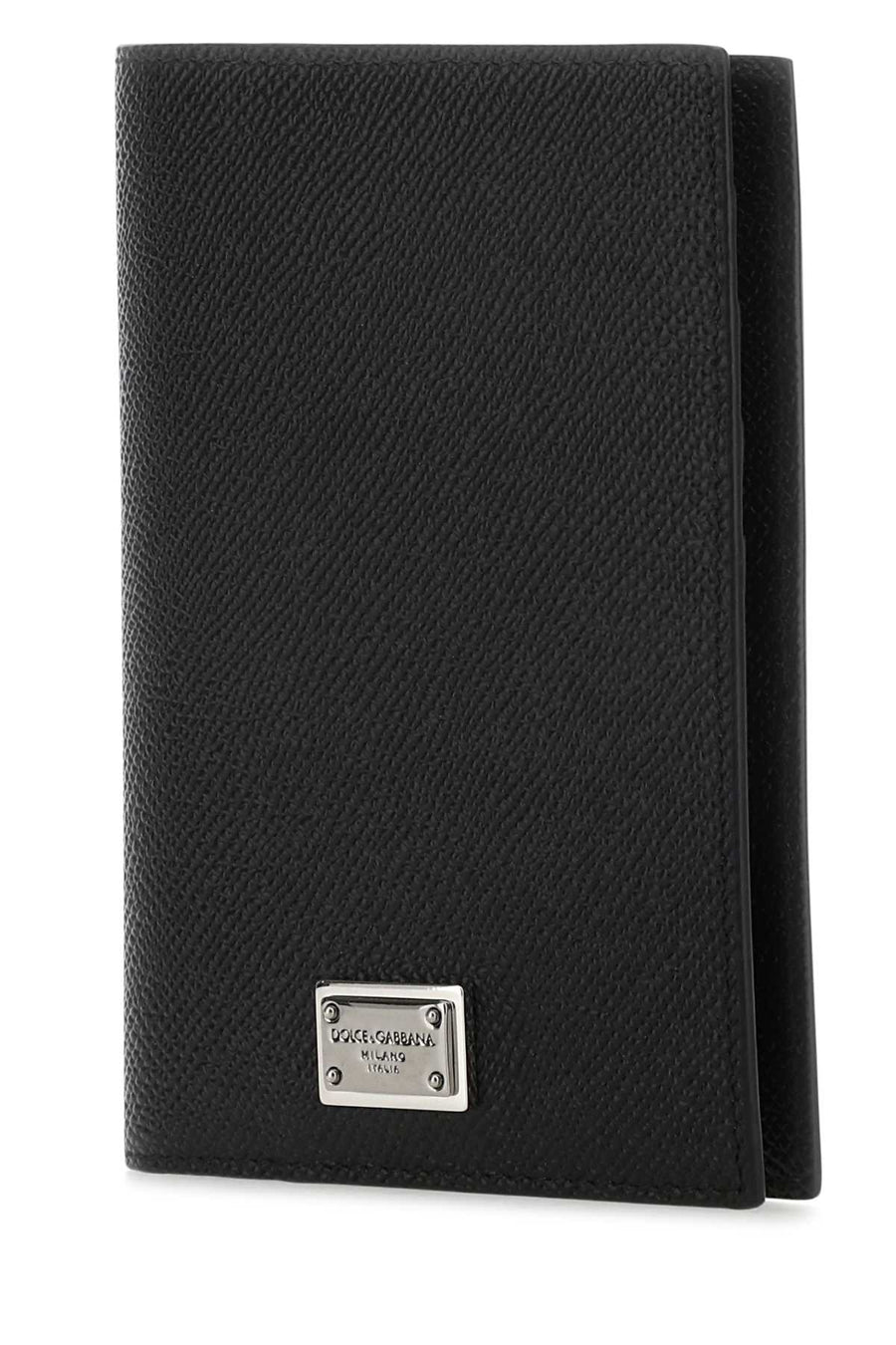 Dolce & Gabbana Exterior: 100% Leather wallet in black