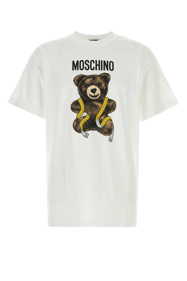 White Cotton T-Shirt Fantasiabianco Exterior