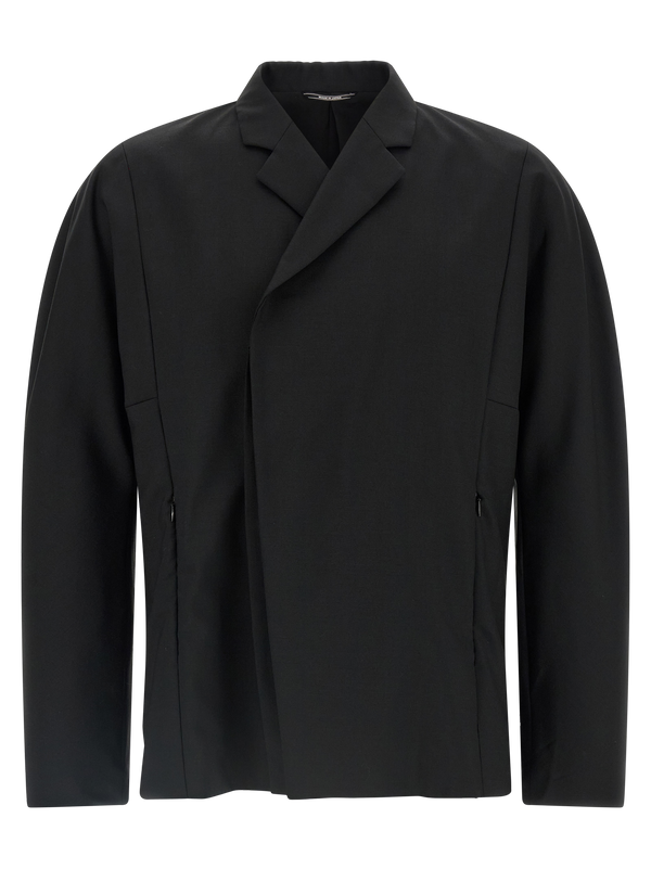 Black Wool Blazer Clothing