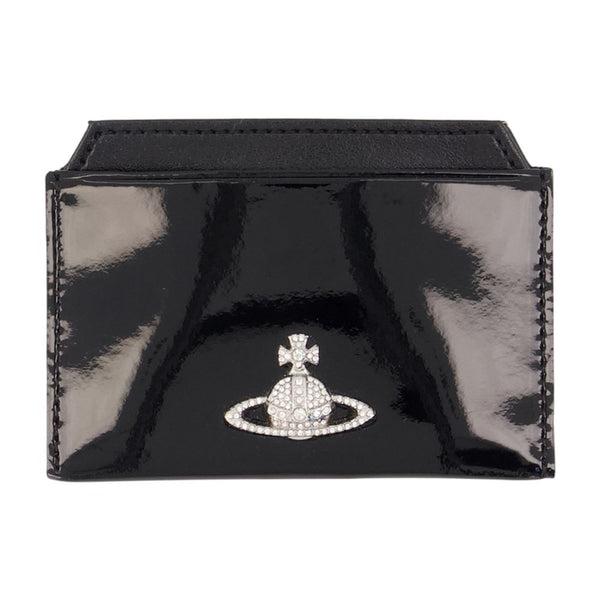 Vivienne Westwood Synthetic (patent leather) card case in black
