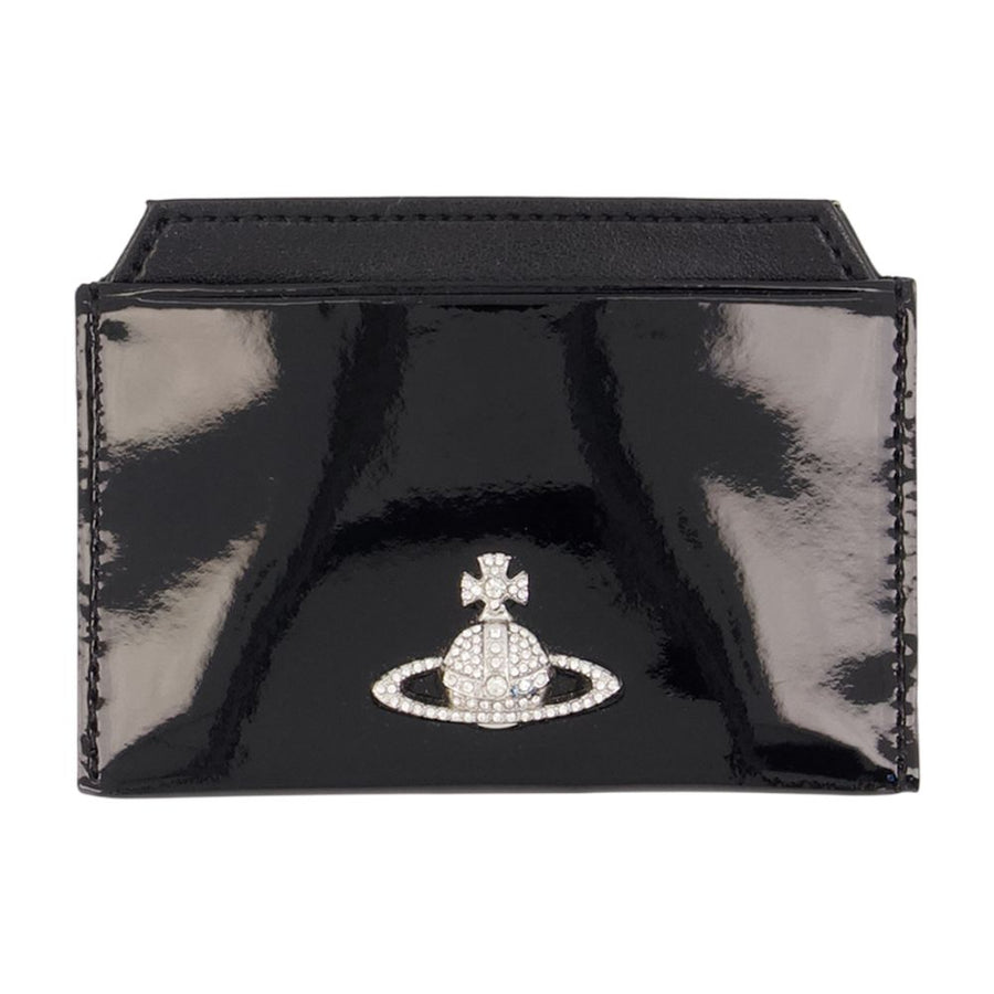 Vivienne Westwood Synthetic (patent leather) card case in black