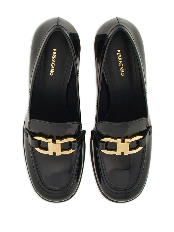 Ferragamo Patent leather (calf) pump in black