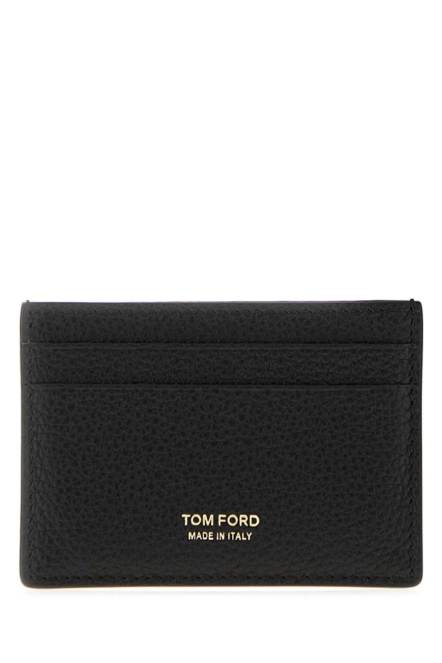 Tom Ford 100% Bovine leather card case in black