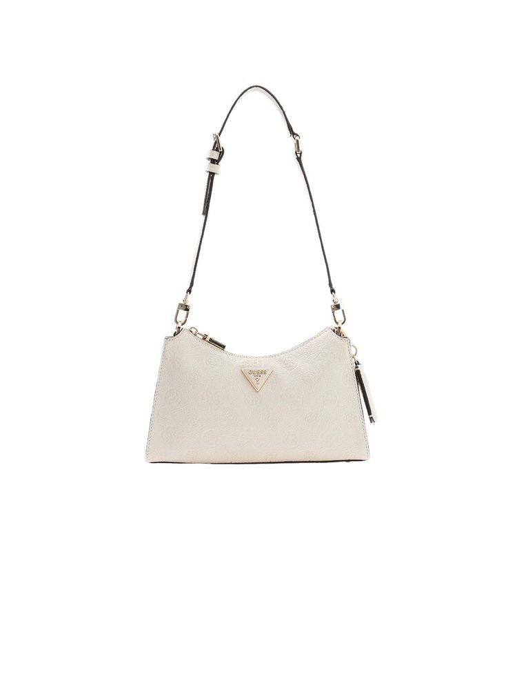 Guess 100% Polyurethane shoulder bag in white