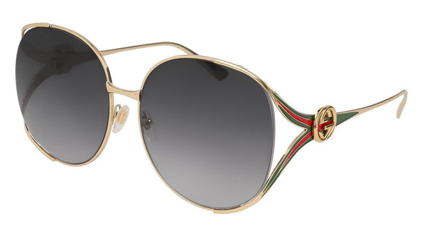 Gucci GG0225S Metal sunglasses in gold