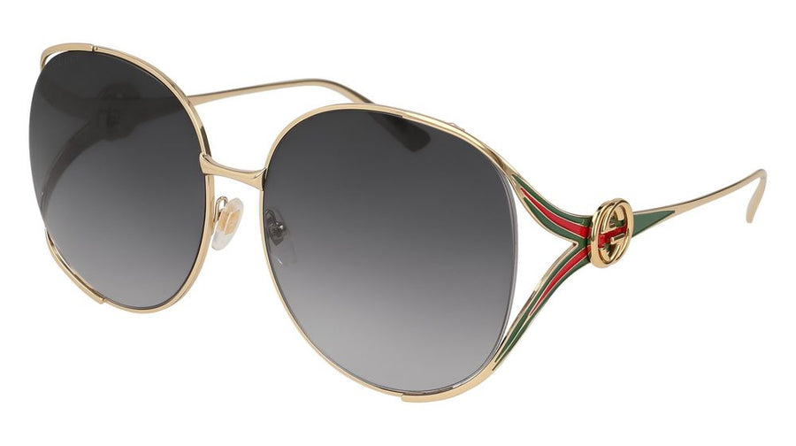 Gucci GG0225S Metal sunglasses in gold