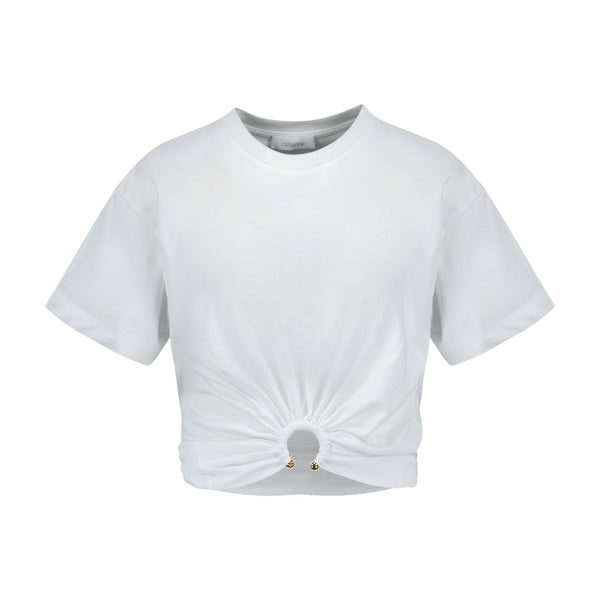 Rabanne Cotton t-shirt in ivory