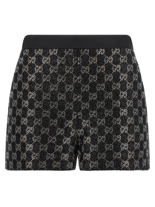 Gucci 100% Viscose bermuda shorts in black