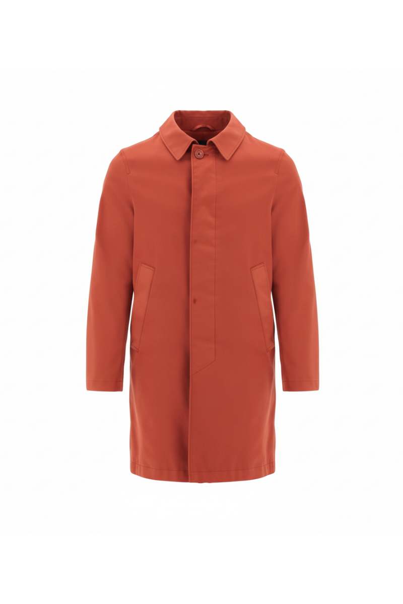 Herno 97% cotton coat in red