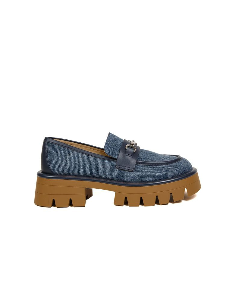 Michael Kors Loafers Dark Vintage Blue Wash Footwear / Flats
