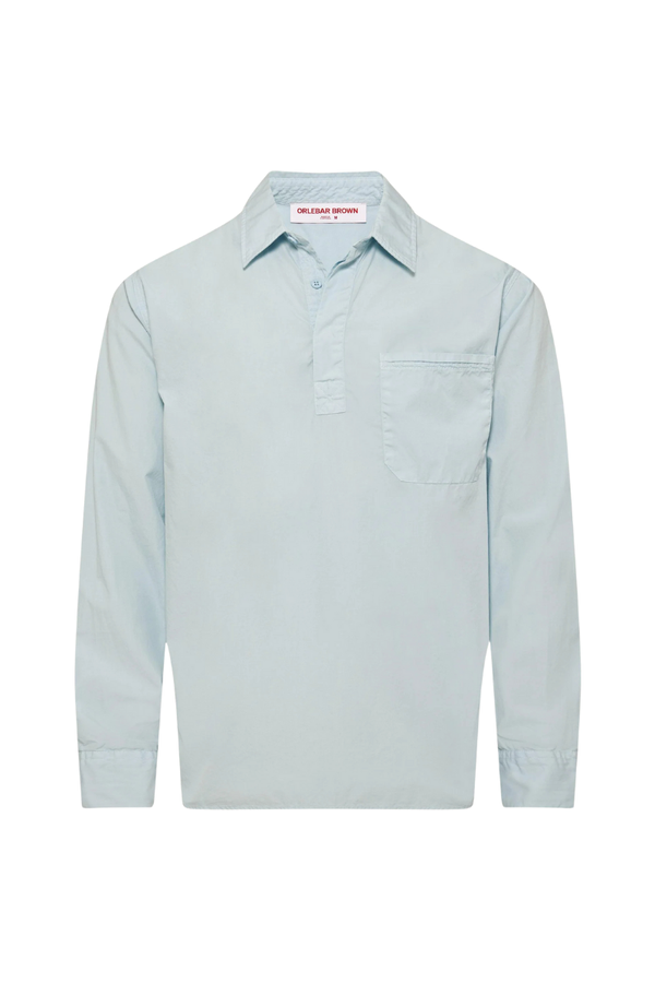 Orlebar Brown 100% Organic Cotton shirt in blue