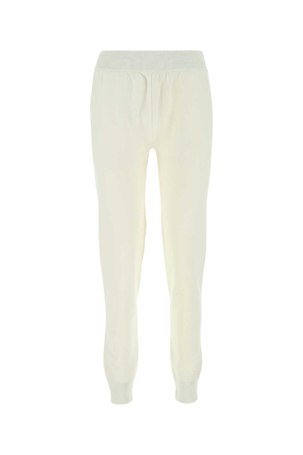 Bottega Veneta 49% Wool joggers in white