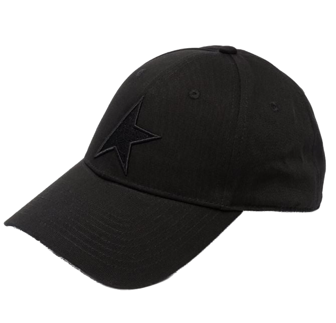 Golden Goose Cotton 100% baseball cap in black