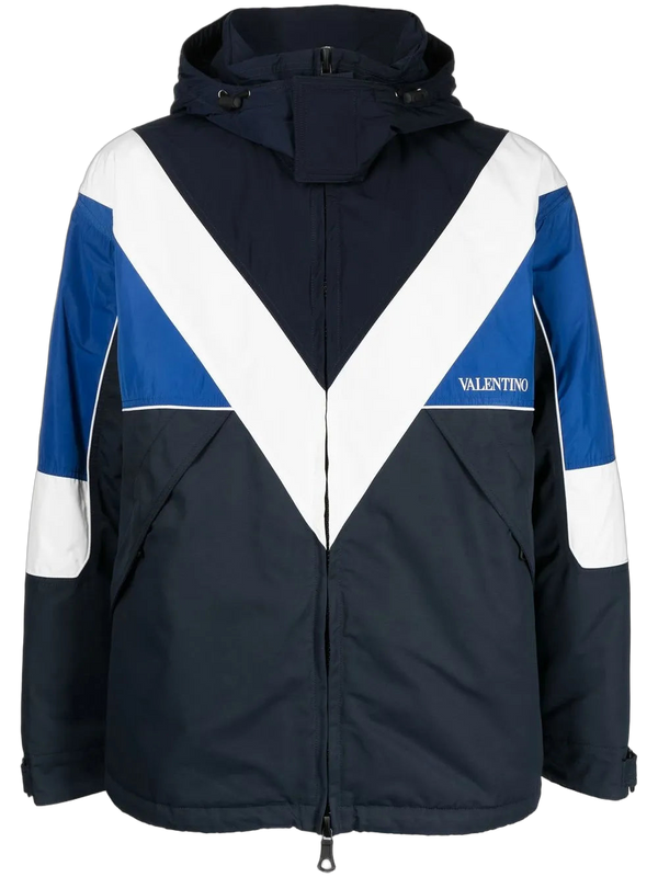 Valentino Cotton blend jacket in blue