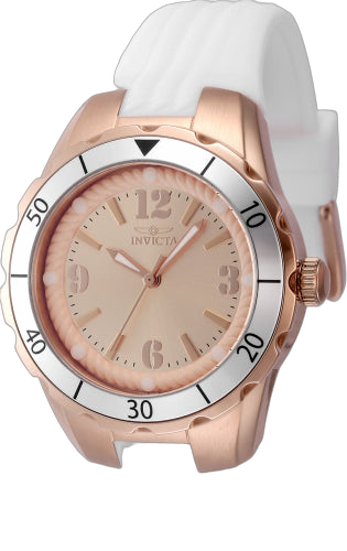 Invicta watch in rose gold