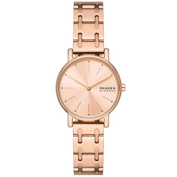Skagen Stainless steel case watch in rose gold