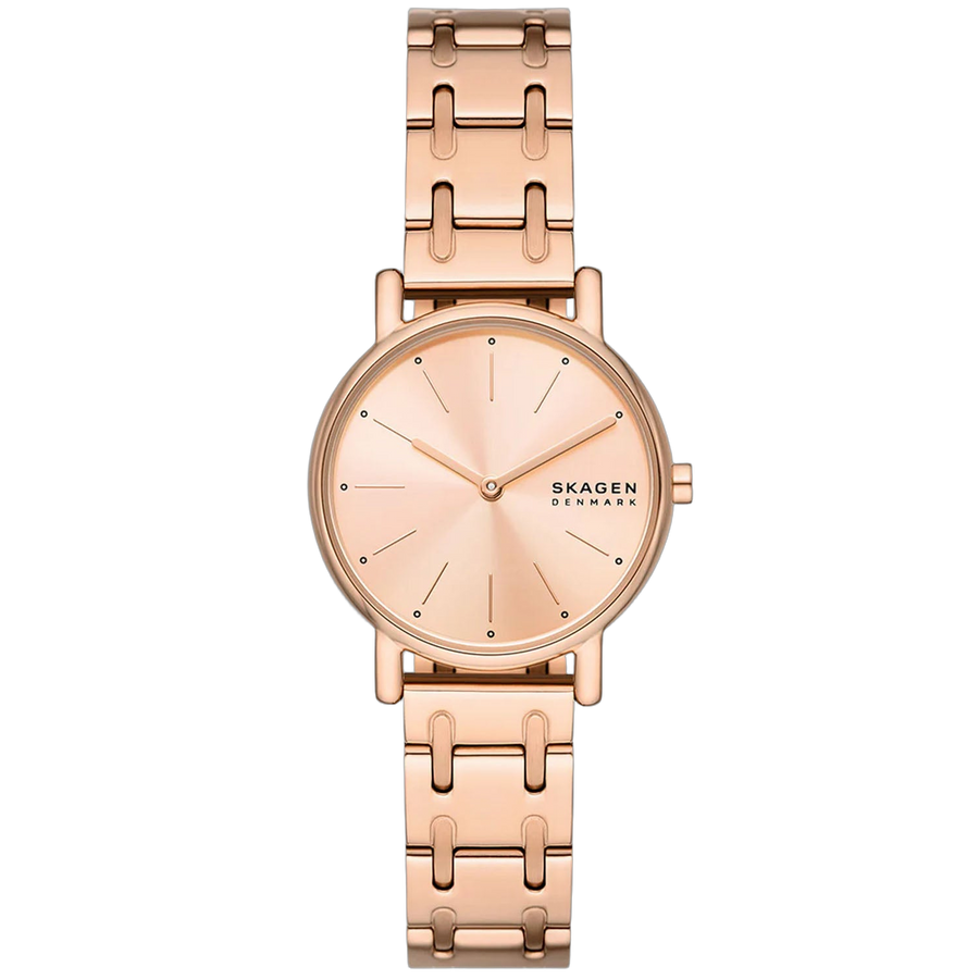 Skagen Stainless steel case watch in rose gold