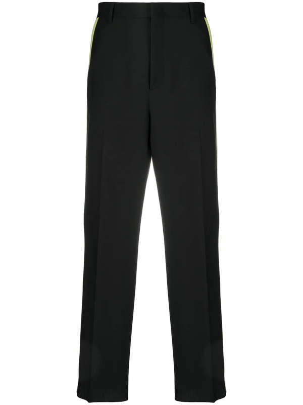 Valentino wool-mohair blend trousers in black